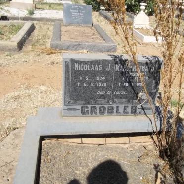 GROBLER Nicolaas J. 1904-1978 &amp; Margaretha J. ROSSOUW 1908-199?
