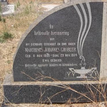 GROBLER Marthinus Johannes 1888-1954