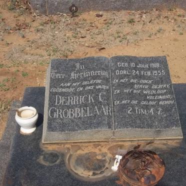 GROBBELAAR Derrick C. 1918-1955