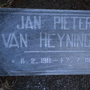 HEYNINGEN Martha Magdalena, van 1868-1955 :: VAN HEYNINGEN Jan Pieter 1911-1989 