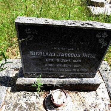 HITGE Nicolaas Jacobus 1885-1951