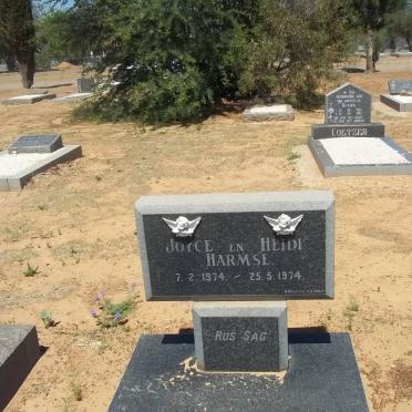 HARMSE Joyce 1974-1974 :: HARMSE Heidi 1974-1974