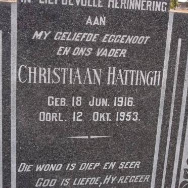 HATTINGH Christiaan 1916-1953