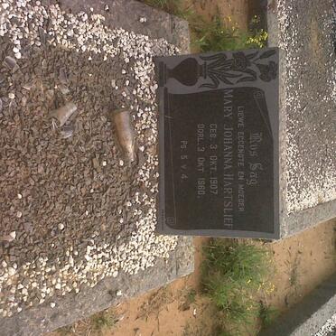 HARTSLIEF Mary Johanna 1907-1960