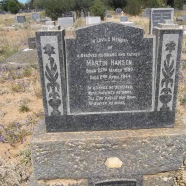 HANSEN Martin 1897-1944