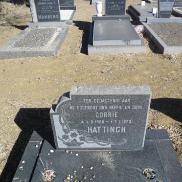 HATTINGH Corrie 1908-1973