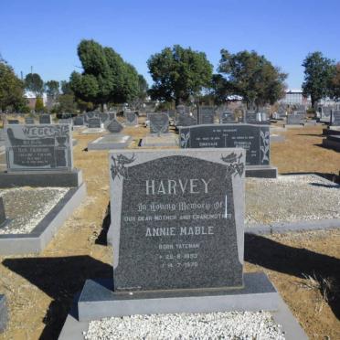 HARVEY Annie Mable nee YATEMAN 1893-1970