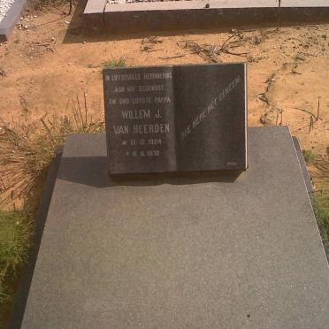 HEERDEN Willem J., van 1924-1972