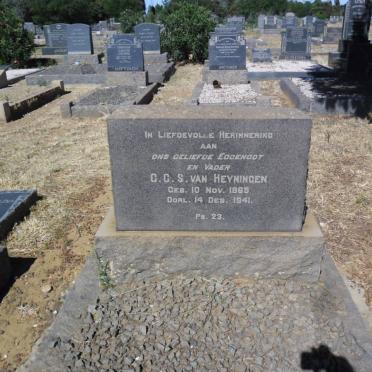 HEYNINGEN G.G.S., van 1865-1941