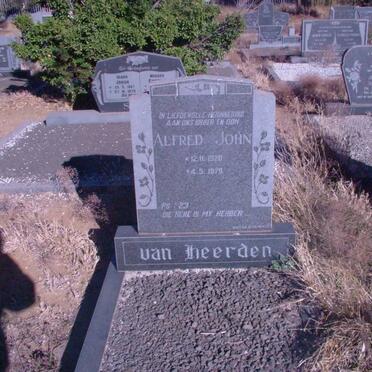 HEERDEN Alfred Johan, van 1920-1979