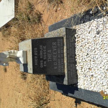 HEEVER Thea, v.d. 1950-1950