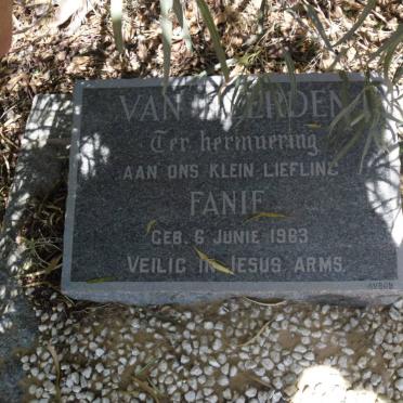 HEERDEN Fanie, van 1963-1963