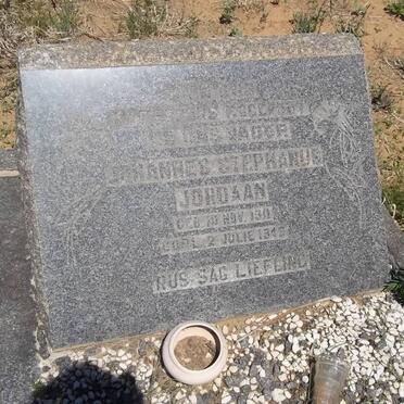 JORDAAN Johannes Stephanus 1911-1940