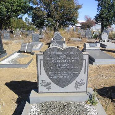KOCK Johan Cornelis, de 1923-1974