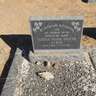 KRUGER Louisa Maria nee BOTHA 1944-1967