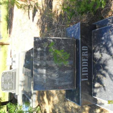 LIDDERD Johanna 1918-1976