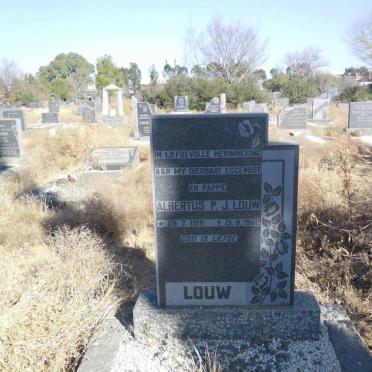 LOUW Albertus P.J. 1918-1962