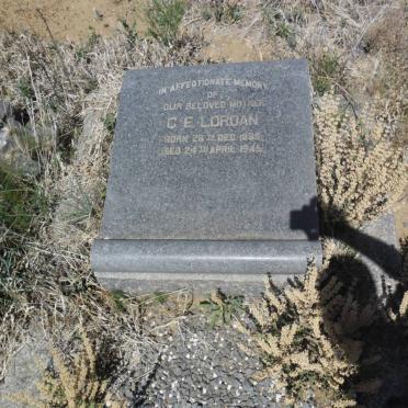 LORDAN C.E. 1885-1945