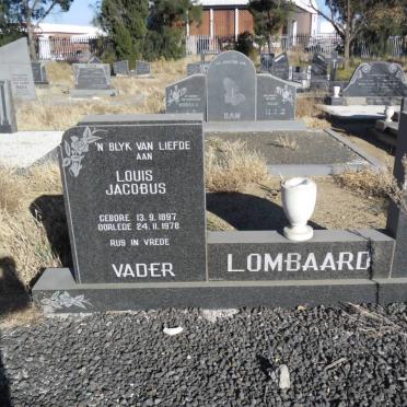 LOMBAARD Louis Jacobus 1897-1978