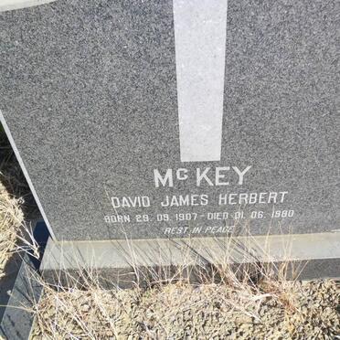 MCKEY David James Herbert 1907-1980