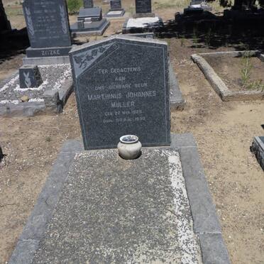 MULLER Marthinus Johannes 1928-1950
