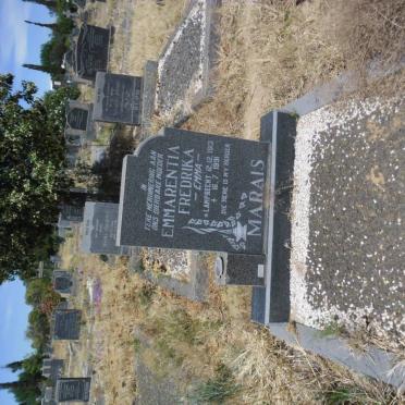 MARAIS Emmarentia Fredrika nee LAMPRECHT 1913-1991