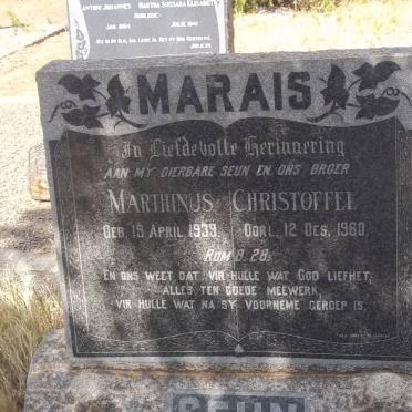 MARAIS Marthinus Christoffel 1939-1960