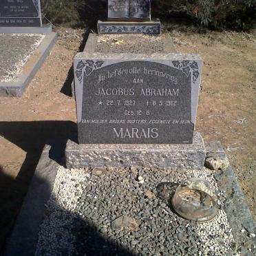 MARAIS Jacobus Abraham 1927-1962