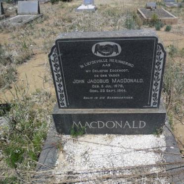 Mac DONALD John Jacobus 1878-1944