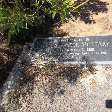 Mc LEARY Caroline Falder 1866-1961