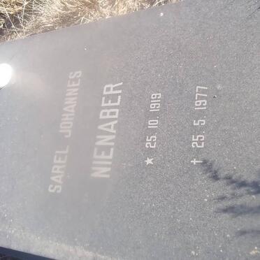 NIENABER Sarel Johannes 1919-1977