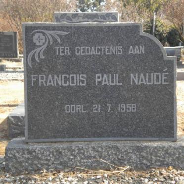 NAUDE Francois Paul -1958