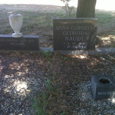 NAUDE Anna Cornelia Gertruida 1906-1995