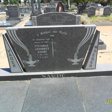 NAUDE Stefanus Johannes Gouws 1921-1973