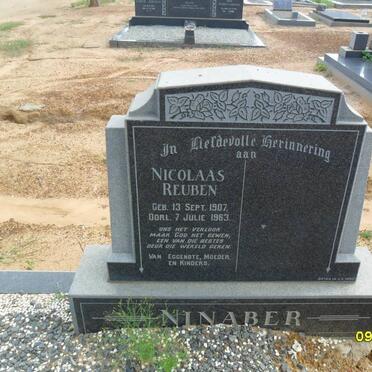 NINABER Nicolaas Reuben 1907-1963