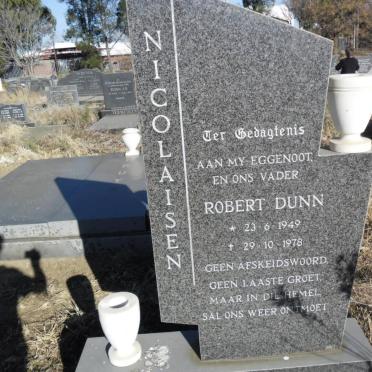 NICOLAISEN Robert Dunn 1949-1978