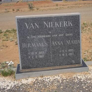 NIEKERK Hermanus, van 1889-1966 &amp; Anna Maria 1895-1957