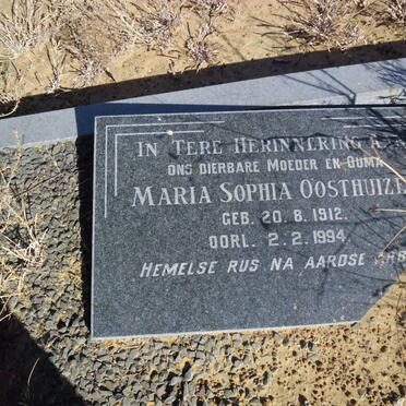 OOSTHUIZEN Maria Sophia 1912-1994