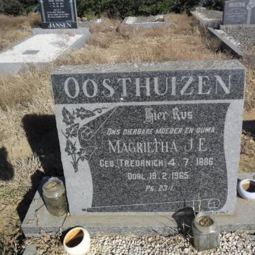 OOSTHUIZEN Magrietha J.E. nee TREURNICH 1886-1965