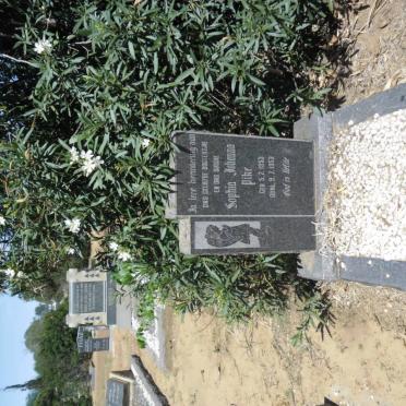 PIKE Sophia Johanna 1953-1953