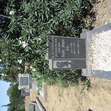 PIKE Sophia Johanna 1953-1953
