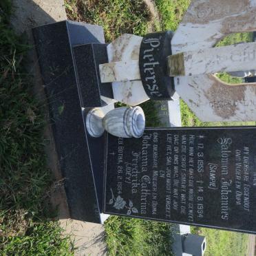 PIETERSE Salomon Johannes 1955-1994 &amp; Johanna Cathrina Fredrika BOTHA 1954-