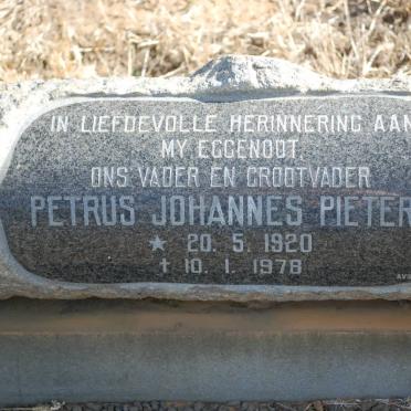 PIETERS Petrus Johannes 1920-1978