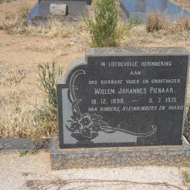 PIENAAR Willem Johannes 1898-1975 &amp; Susarah Cornelia BASSON 1905-1953