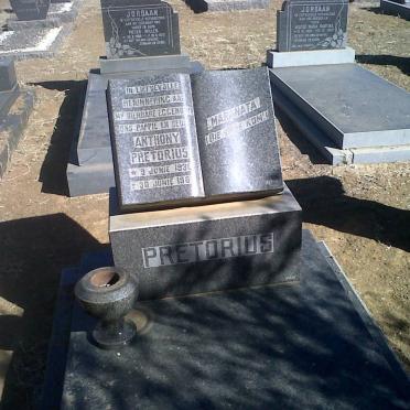 PRETORIUS Anthony 1930-196?