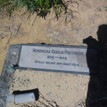 PRETORIUS Hendriena Cecilia 1870-1948