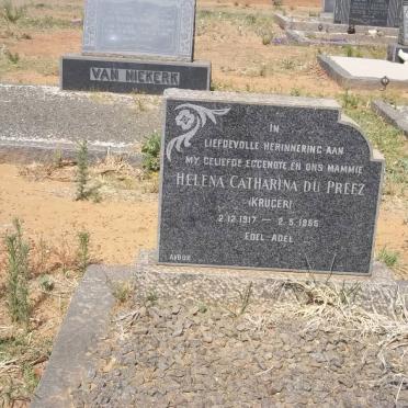 PREEZ Helena Catharina, du nee KRUGER 1917-1955