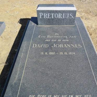 PRETORIUS David Johannes 1902-1974