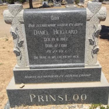 PRINSLOO Daniel Helgaard 1887-1961