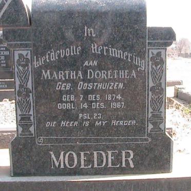 RAUTENBACH Martha Dorethea nee OOSTHUIZEN 1874-1967
